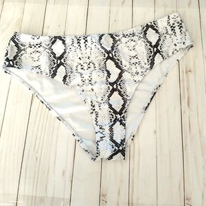 High waisted swim suit bottoms